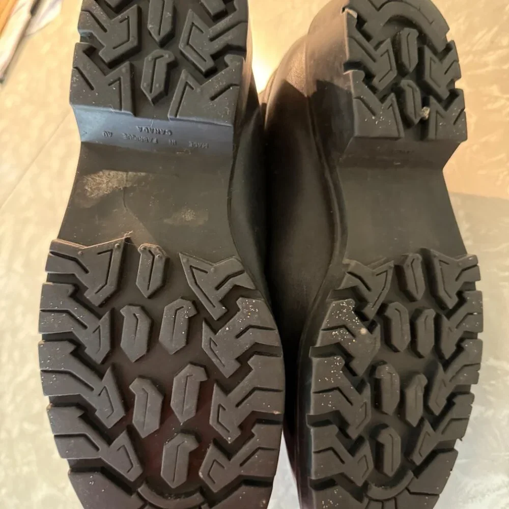blondo 8 (fits more 7.5) waterproof black goth bikercore moto  boots